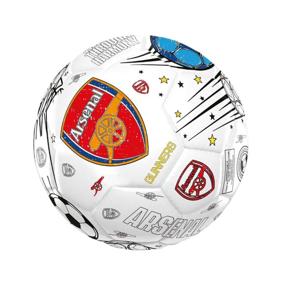 Arsenal FC Colour In Football Set / White/Red